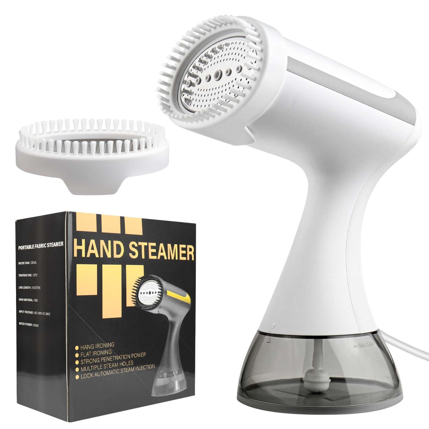 Portable Clothes Steamer – Fast Heat Garment Steamer for Travel & Home (Wrinkle Remover)