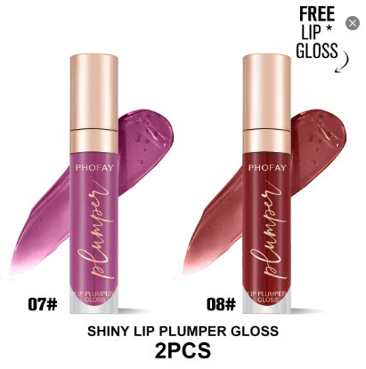 PHOFAY Plumping Lip Gloss β Hydrating Shine Lip Oil (Multiple Shades)