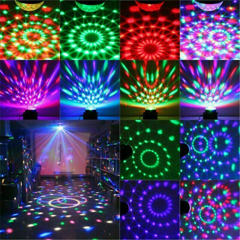 Disco Party Lights ā LED Sound Activated RGB DJ Strobe Light with Remote (USB Powered)