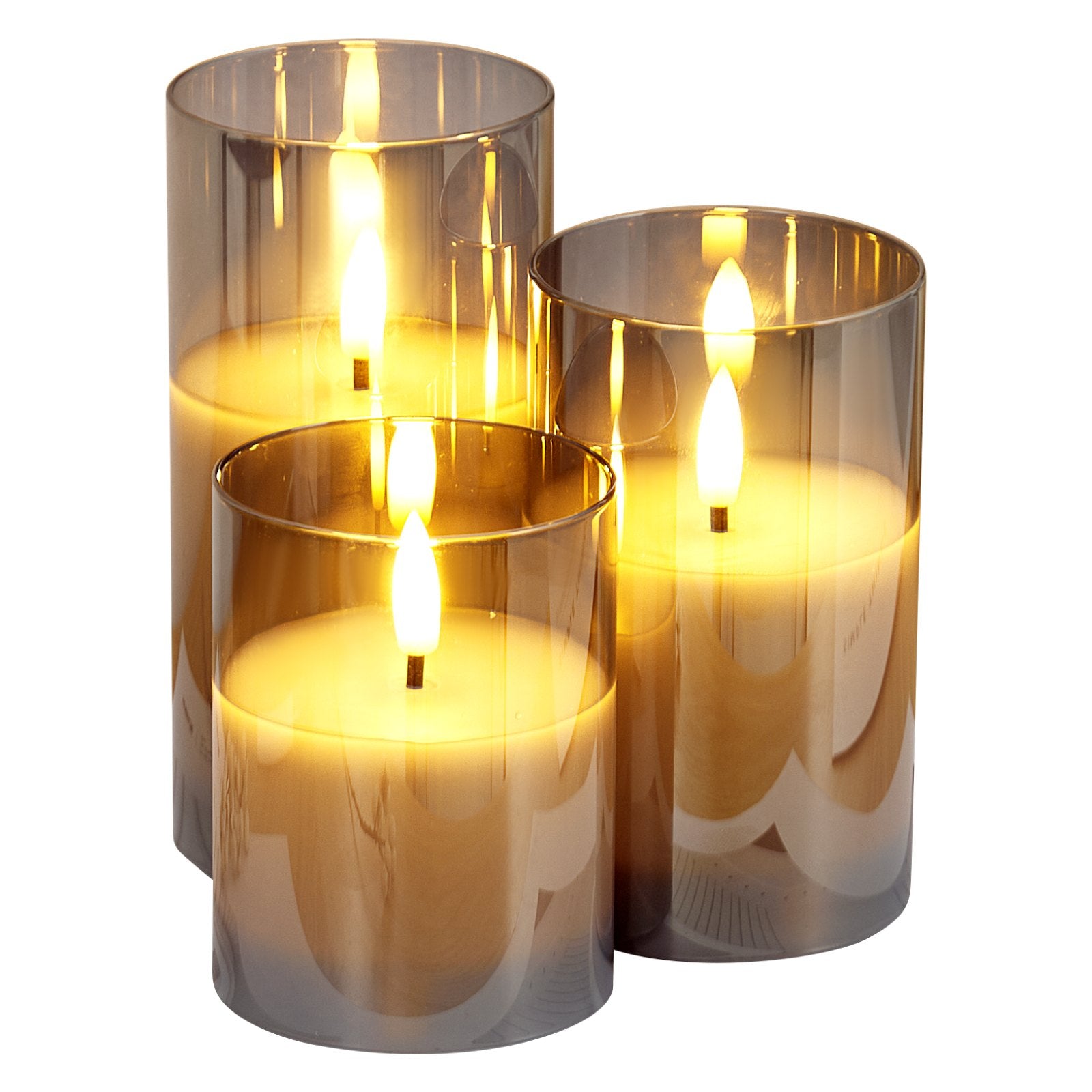 Flameless LED Candles 3-Pack with Remote – Battery Operated Realistic Flickering Candles for Home Decor