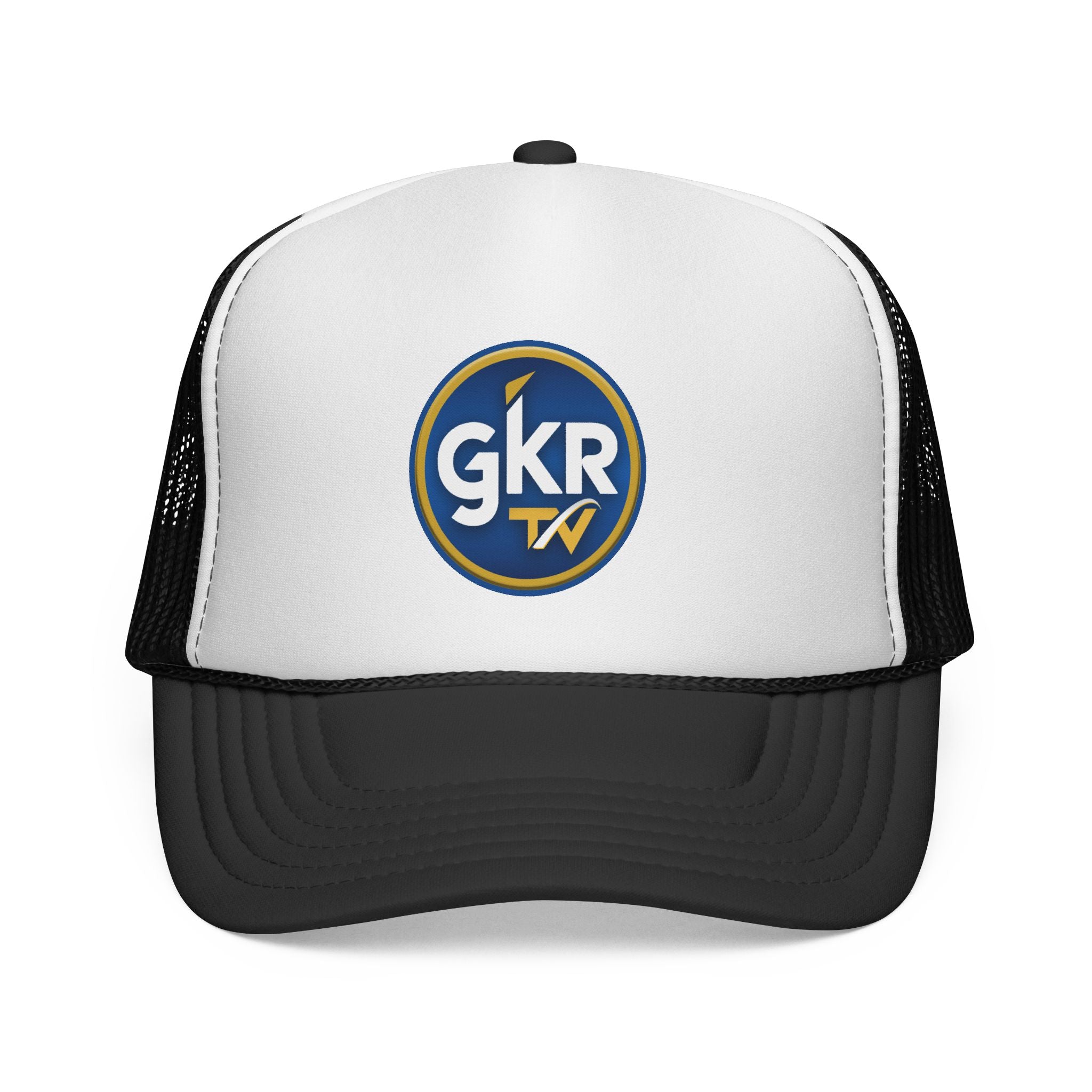 GKR TV Retro Trucker Cap — Red, White & Blue Mesh Hat