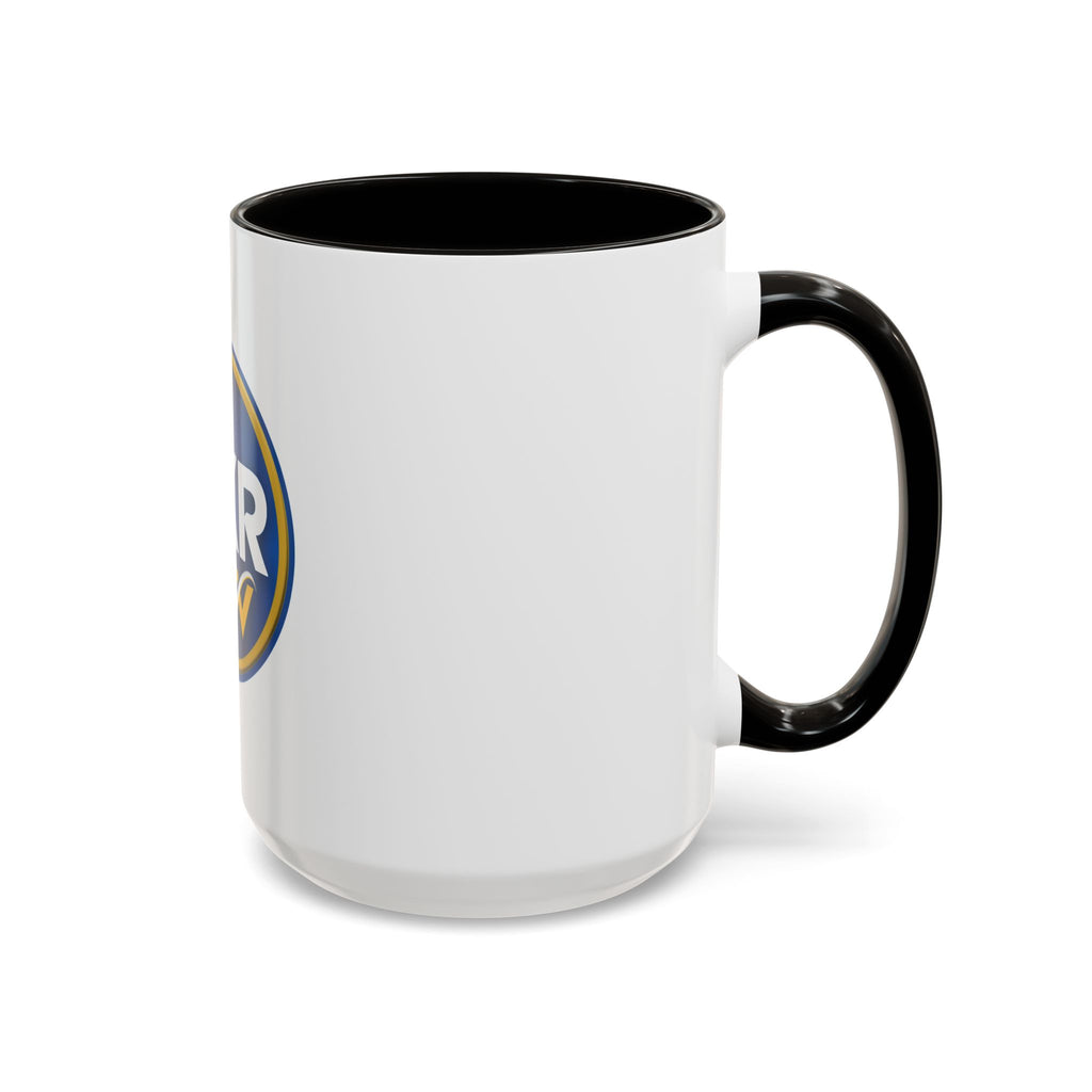 GKR TV Logo Mug — Color Accent Coffee Cup (11oz & 15oz)