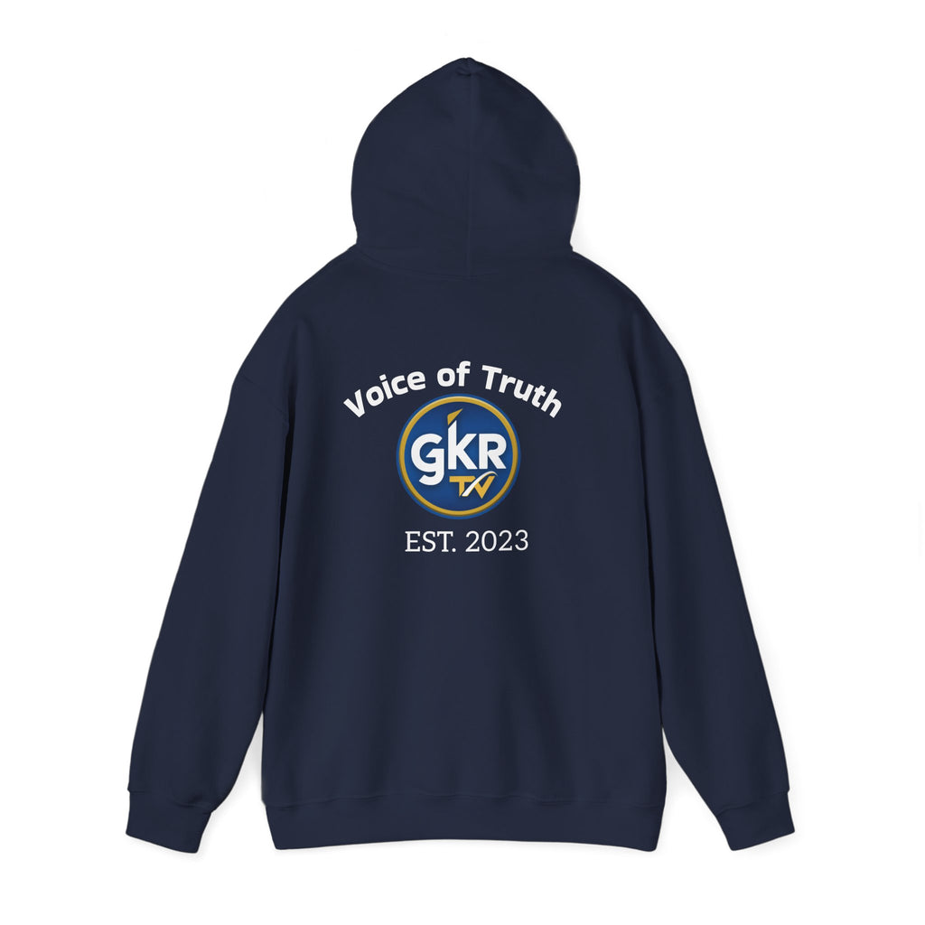 GKR TV 'Voice of Truth' Hoodie – Est. 2023 Logo Pullover