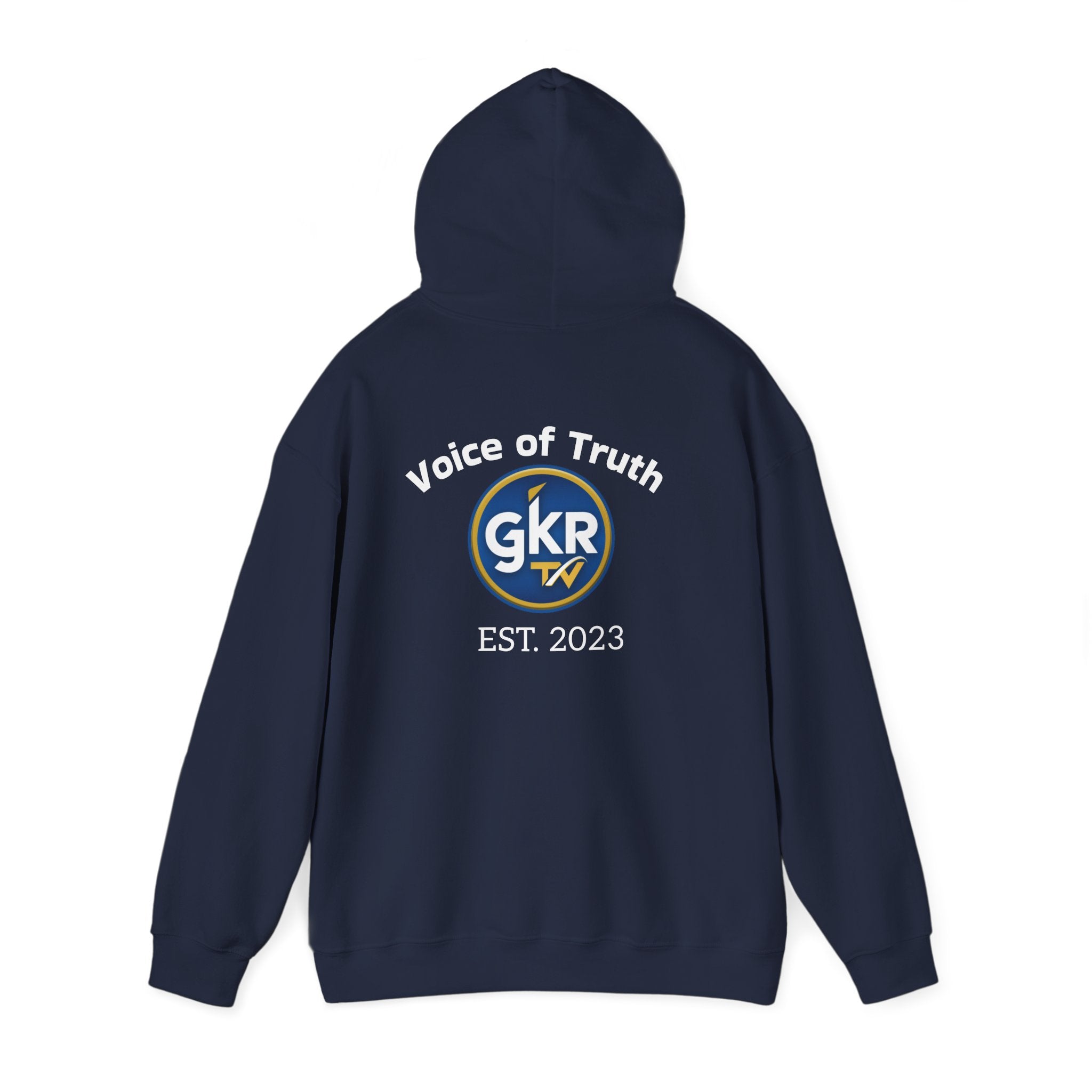 GKR TV 'Voice of Truth' Hoodie – Est. 2023 Logo Pullover