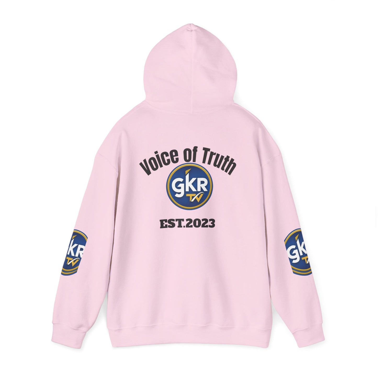 GKR TV "Voice of Truth" Hoodie — Established 2023 Logo Sweatshirt