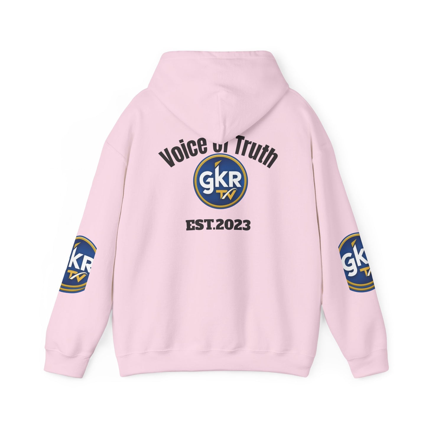 GKR TV "Voice of Truth" Hoodie — Established 2023 Logo Sweatshirt