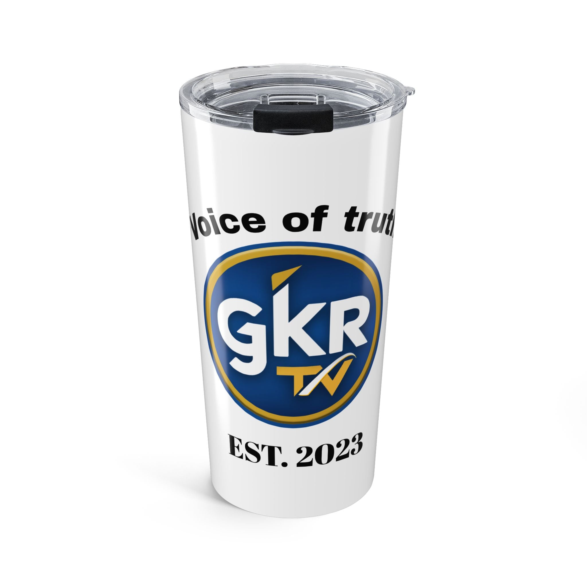 GKR TV Voice of Truth 20oz Tumbler — Insulated Travel Cup (EST. 2023)
