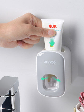 Wall Mounted Automatic Toothpaste Dispenser Set bathroom organizer
