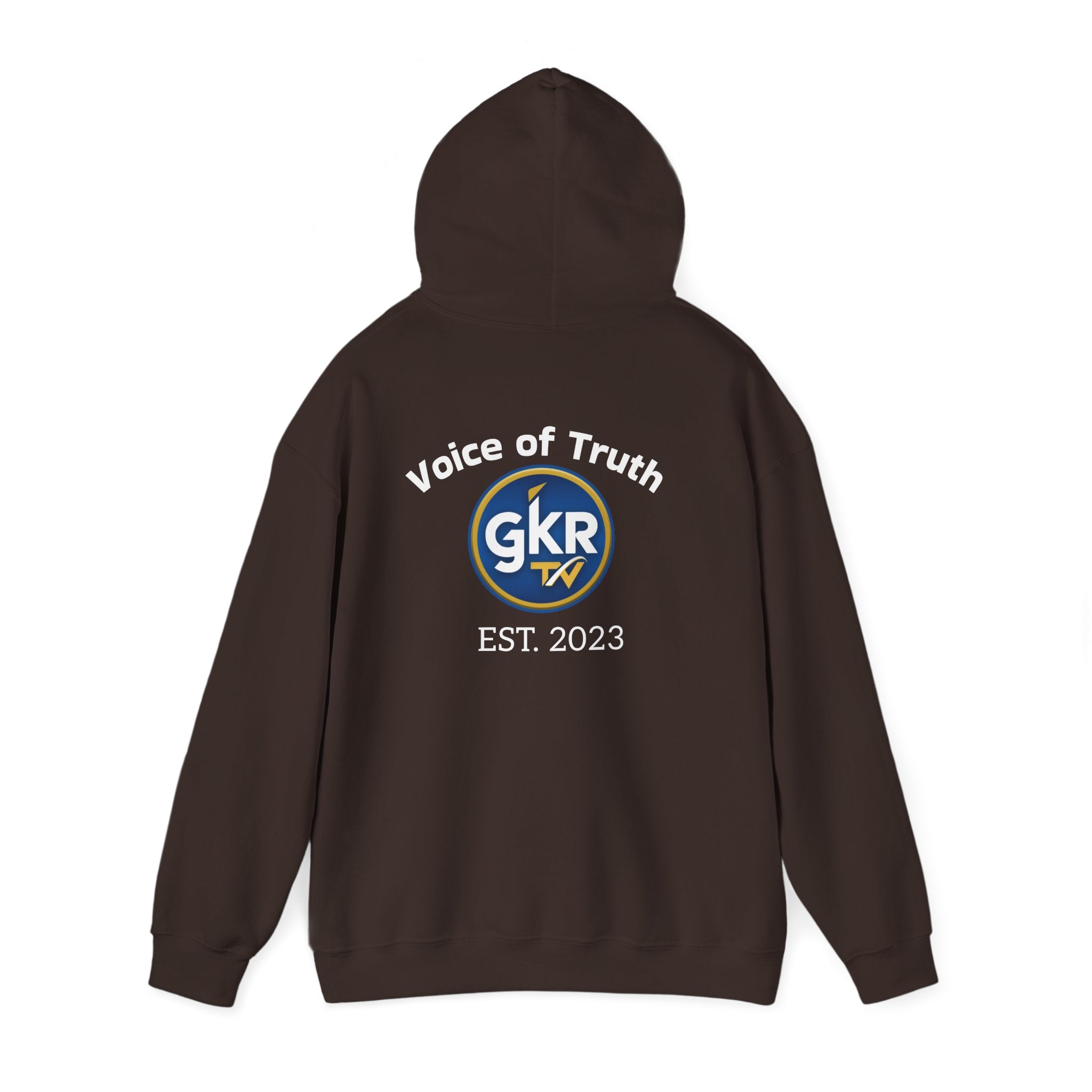 GKR TV 'Voice of Truth' Hoodie – Est. 2023 Logo Pullover