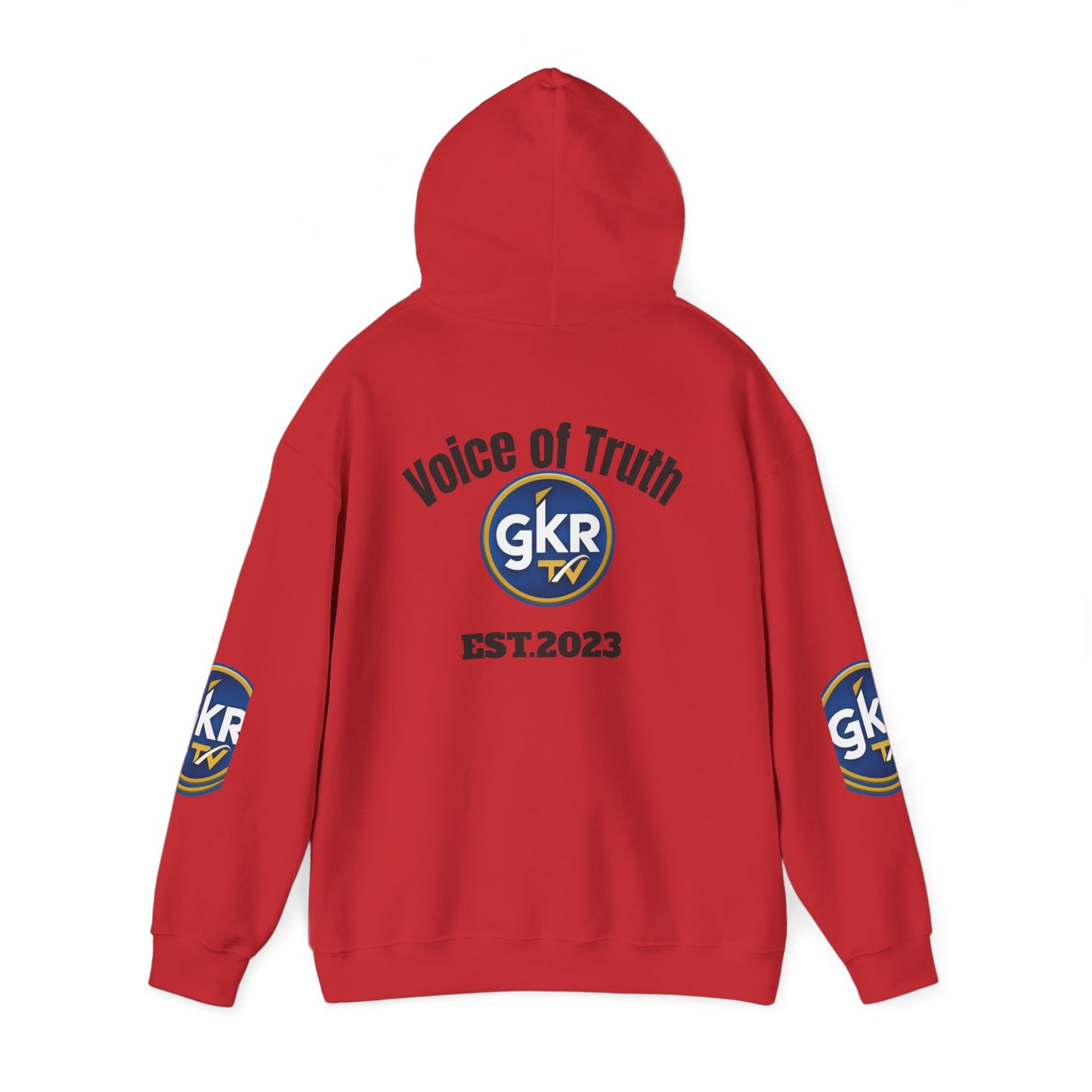 GKR TV "Voice of Truth" Hoodie — Established 2023 Logo Sweatshirt