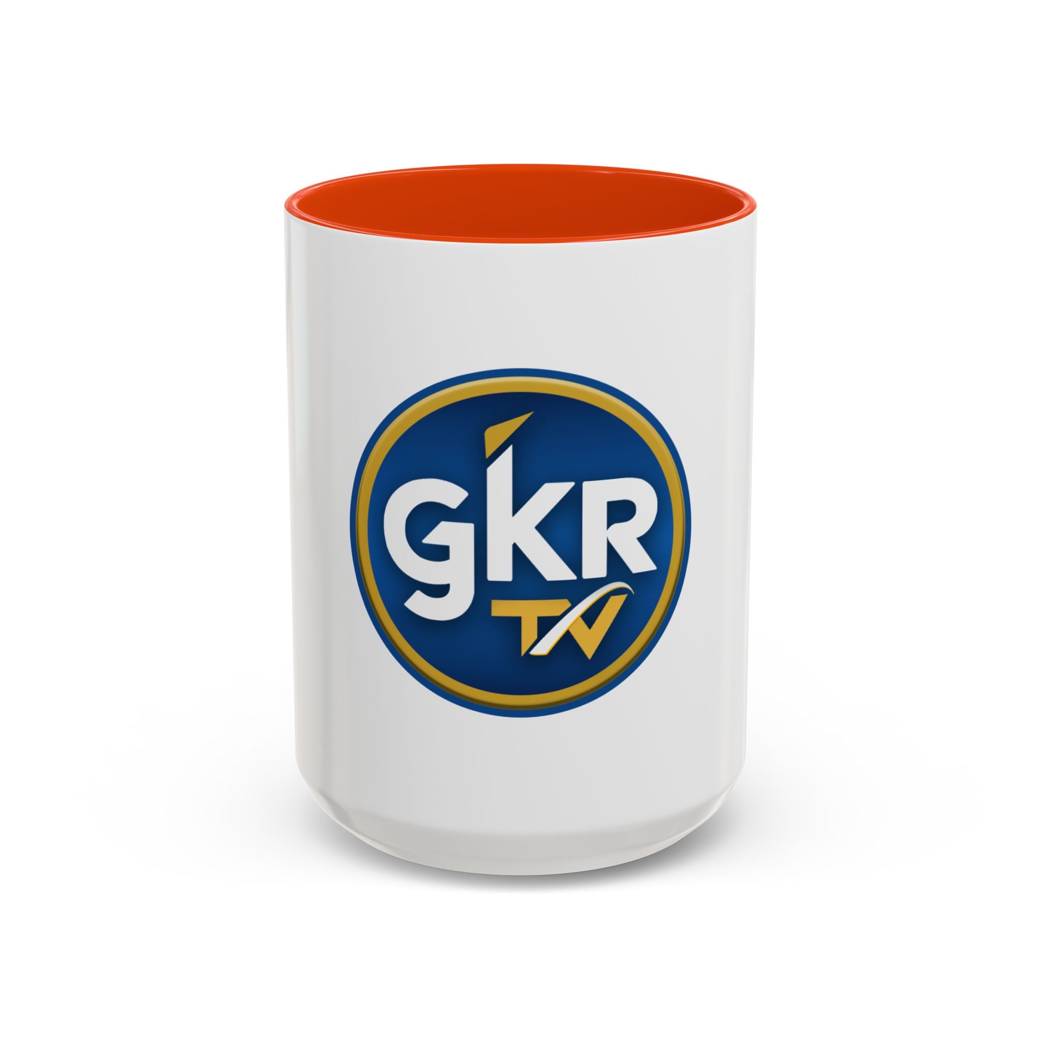 GKR TV Logo Mug — Color Accent Coffee Cup (11oz & 15oz)