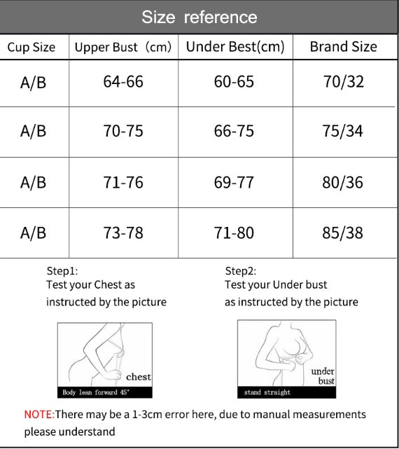 Seamless Push-Up Comfort Bra for Women