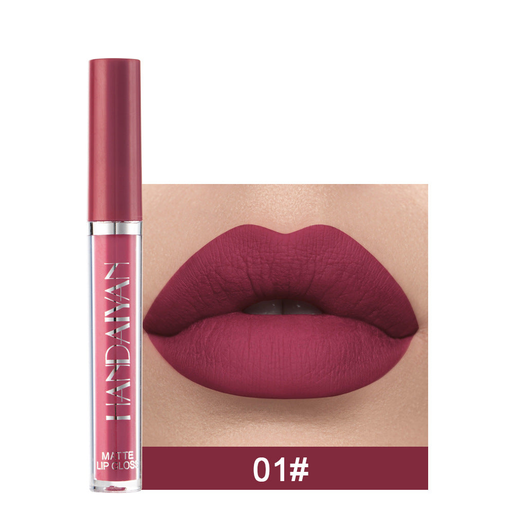 Matte Non-Stick Cup Lip Gloss – Long Lasting Waterproof Matte Liquid Lipstick