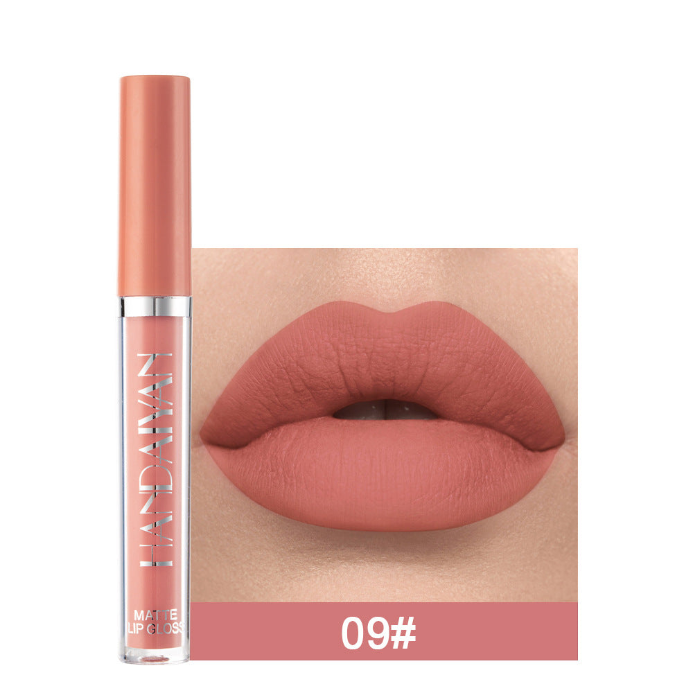 Matte Non-Stick Cup Lip Gloss – Long Lasting Waterproof Matte Liquid Lipstick