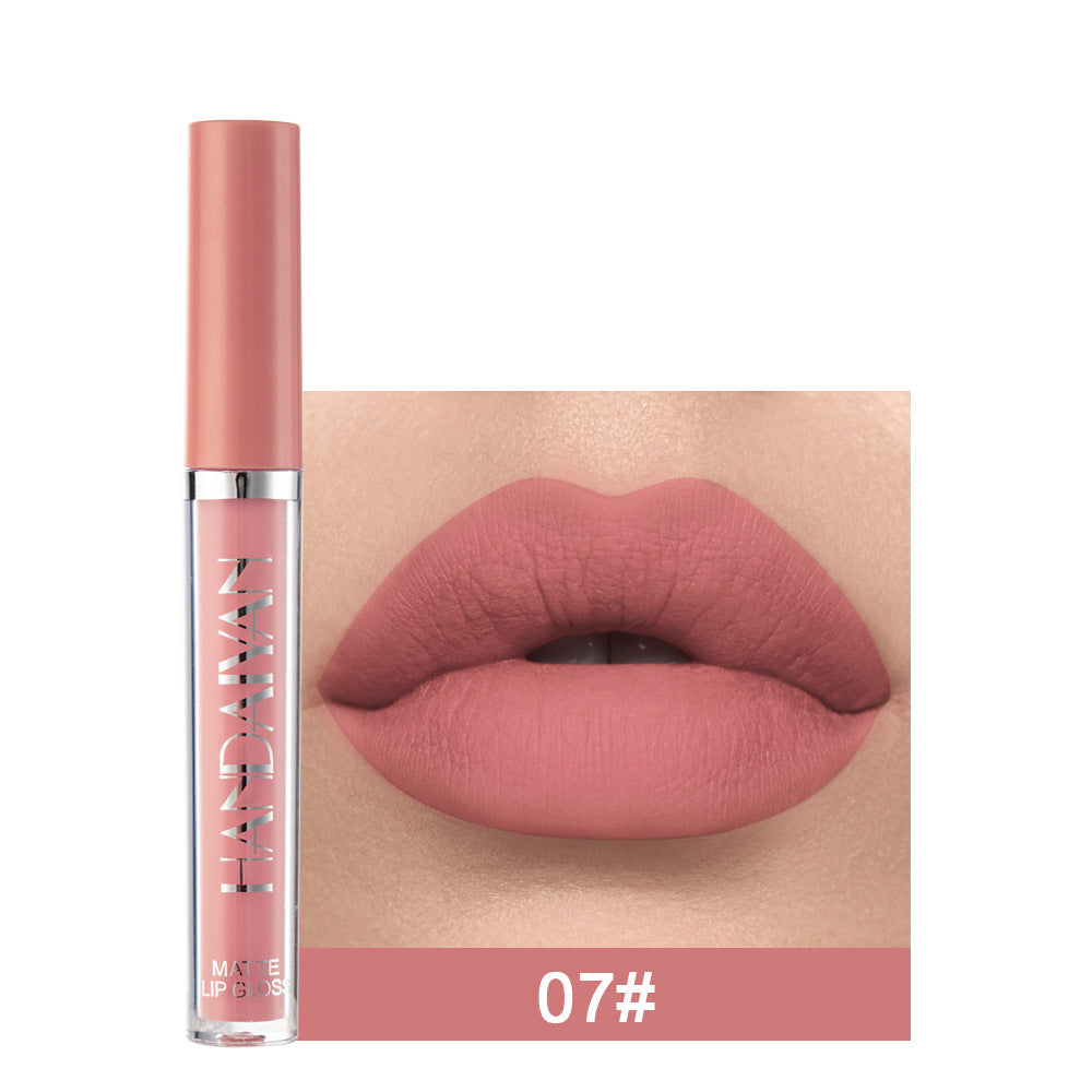 Matte Non-Stick Cup Lip Gloss – Long Lasting Waterproof Matte Liquid Lipstick