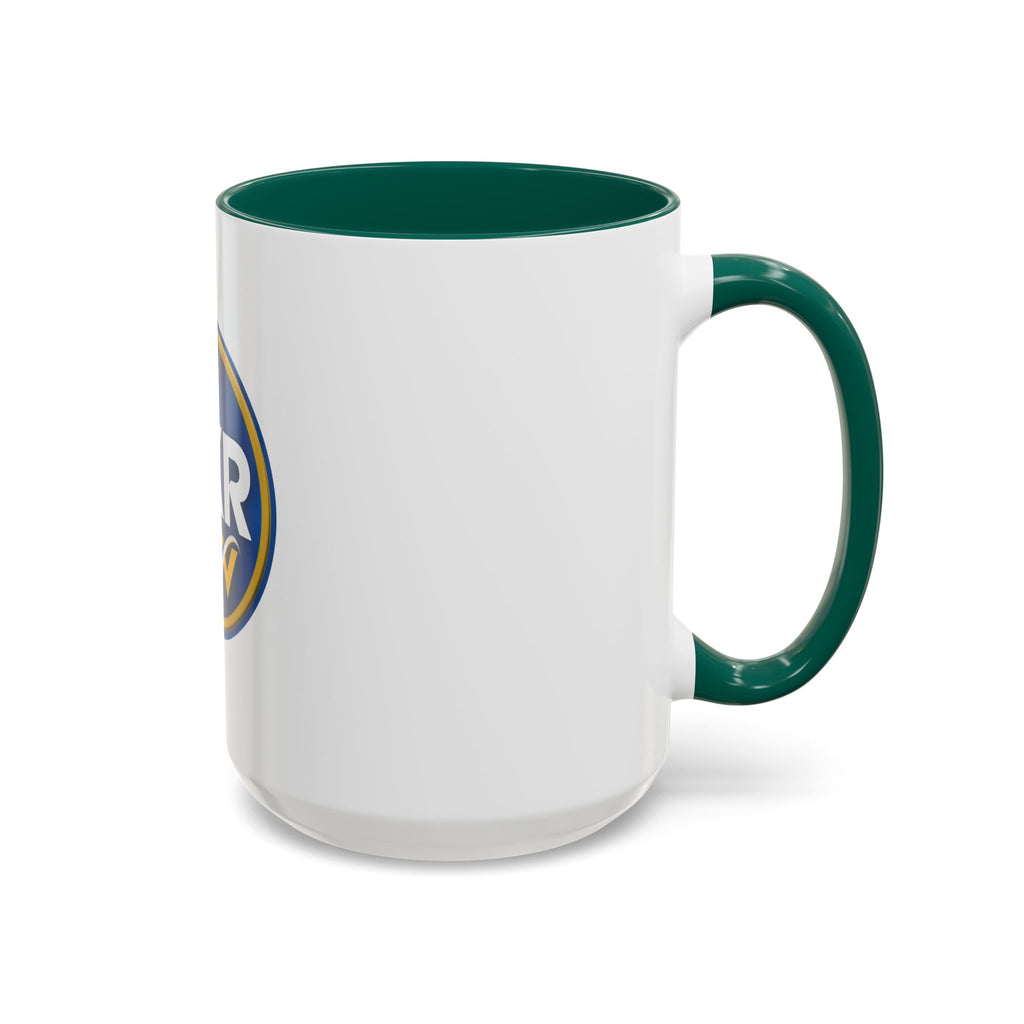 GKR TV Logo Mug — Color Accent Coffee Cup (11oz & 15oz)