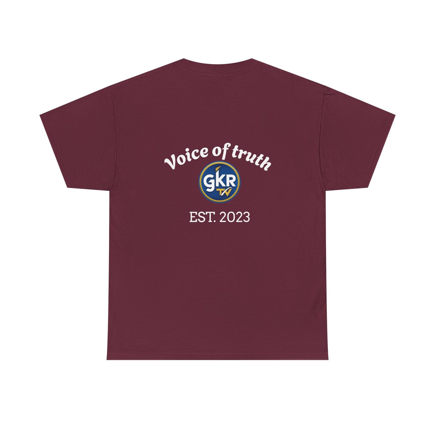Voice of Truth GKR Logo Tee — Branded Graphic T-Shirt (EST. 2023)