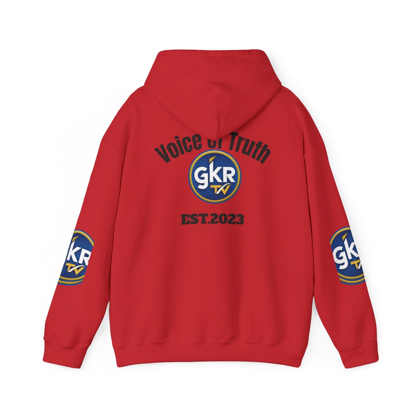 GKR TV "Voice of Truth" Hoodie — Established 2023 Logo Sweatshirt