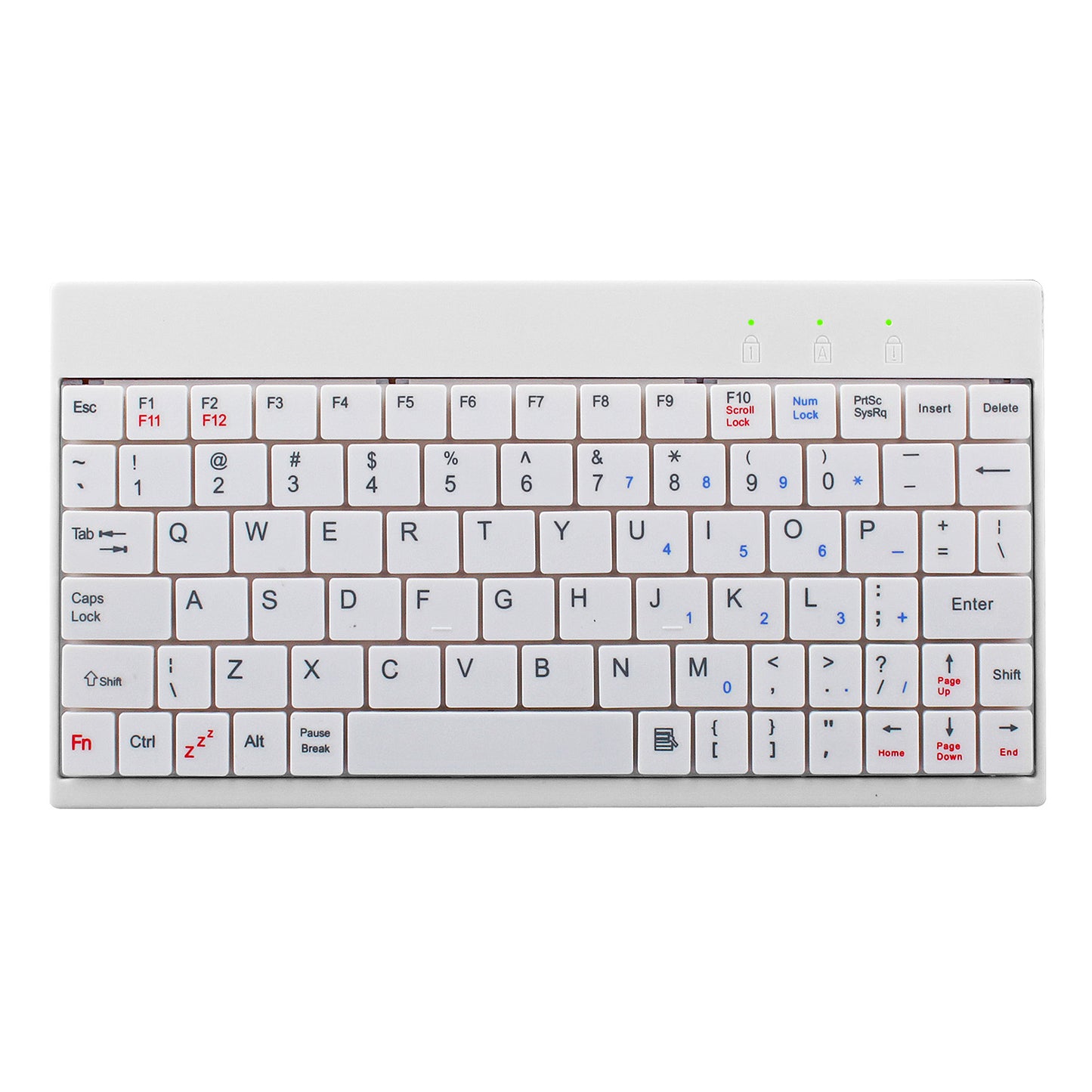 Mini USB Wired Keyboard – Compact Portable 80-Key Keyboard for Laptop, PC & Office Use