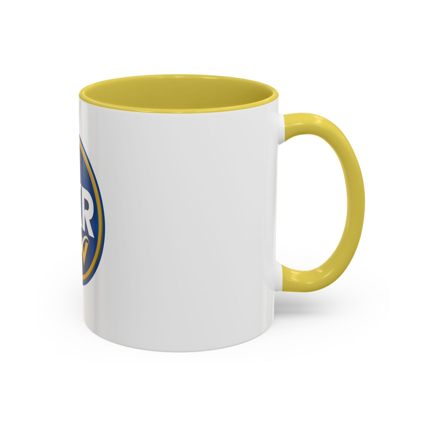 GKR TV Logo Mug — Color Accent Coffee Cup (11oz & 15oz)