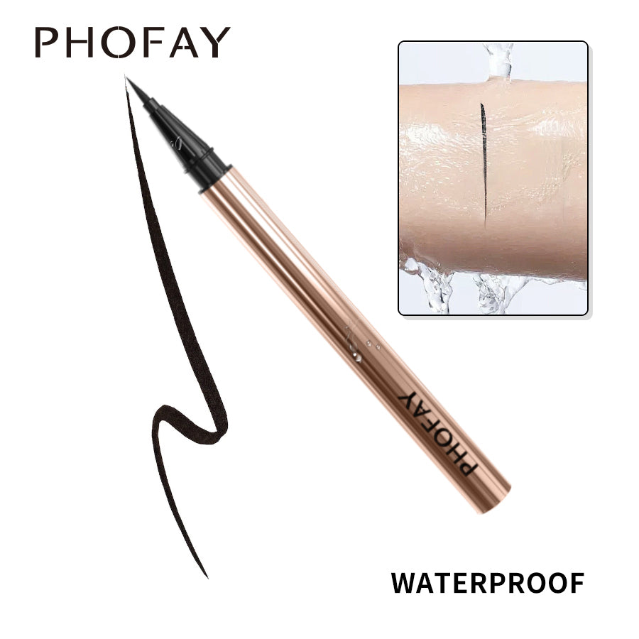 PHOFAY Waterproof Liquid Eyeliner – Long Lasting, Smudge Proof