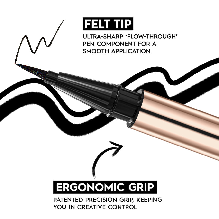 PHOFAY Waterproof Liquid Eyeliner – Long Lasting, Smudge Proof