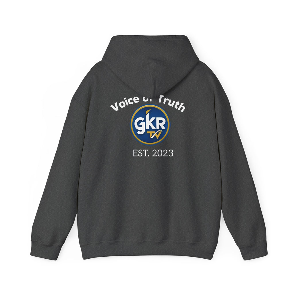GKR TV 'Voice of Truth' Hoodie – Est. 2023 Logo Pullover
