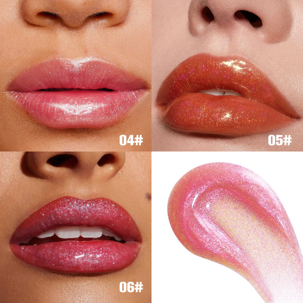 PHOFAY Shimmer Lip Gloss – Moisturizing High Shine Glossy Lip Color
