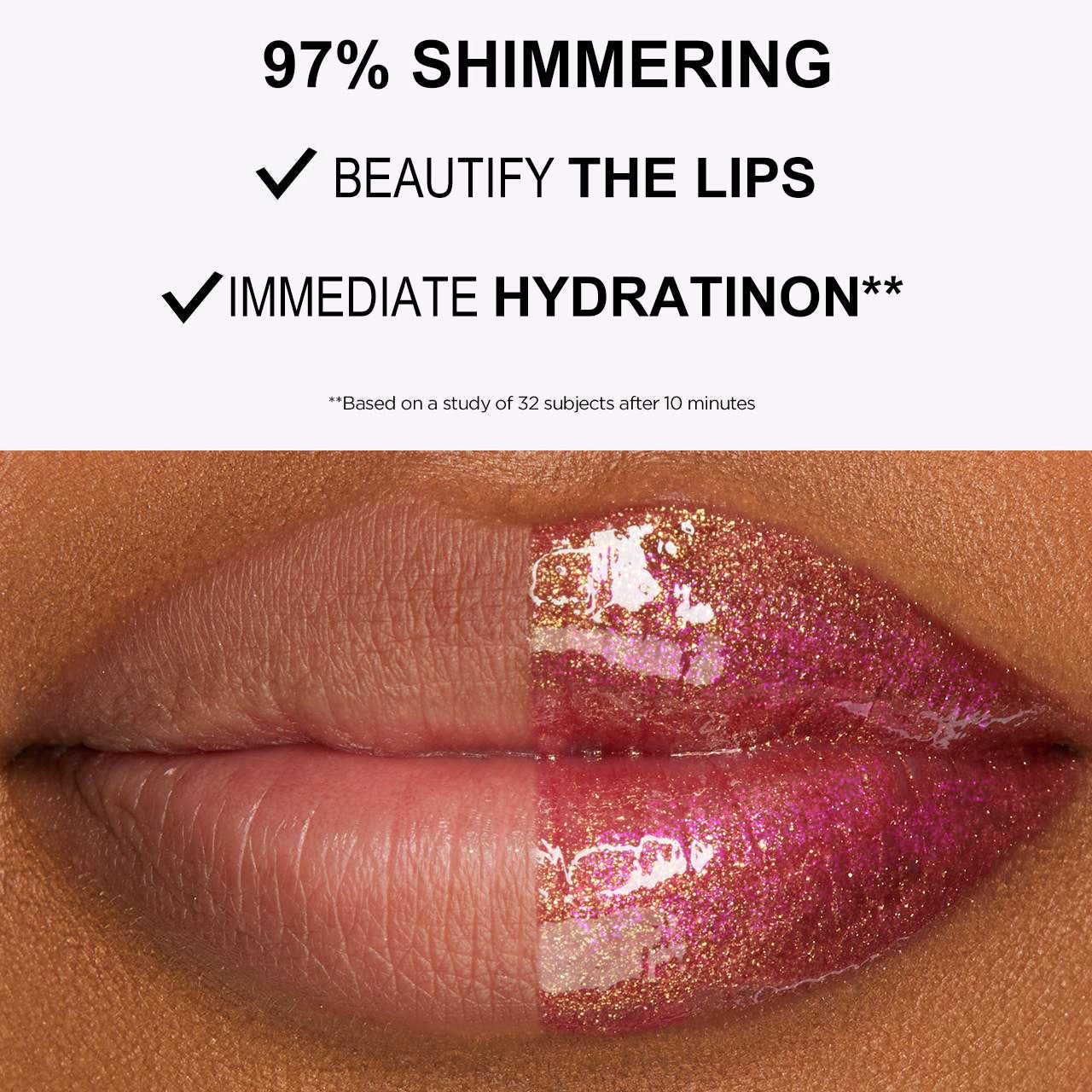 PHOFAY Shimmer Lip Gloss – Moisturizing High Shine Glossy Lip Color