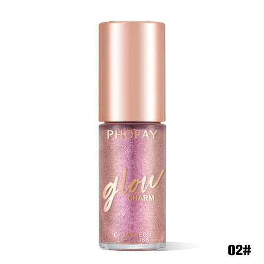 PHOFAY Shimmer Lip Gloss – Moisturizing High Shine Glossy Lip Color