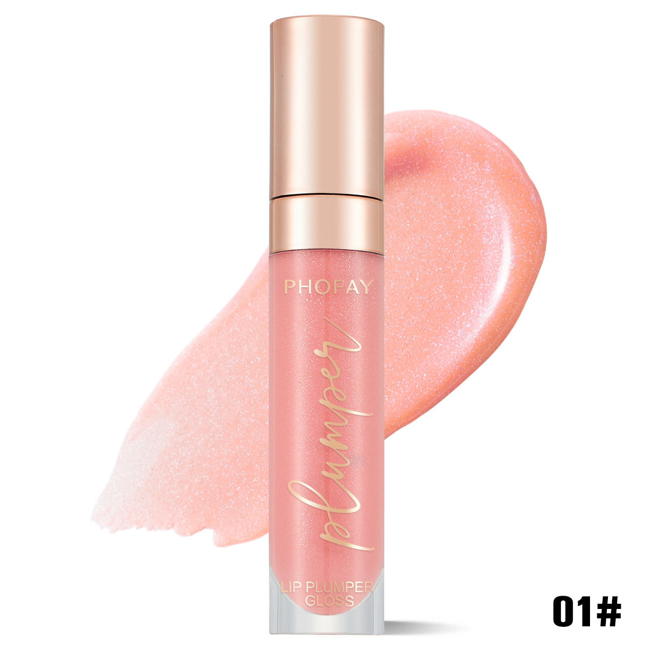 PHOFAY Plumping Lip Gloss – Hydrating Shine Lip Oil (Multiple Shades)