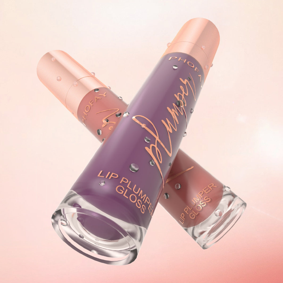 PHOFAY Plumping Lip Gloss – Hydrating Shine Lip Oil (Multiple Shades)