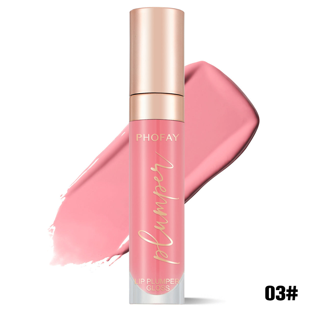 PHOFAY Plumping Lip Gloss – Hydrating Shine Lip Oil (Multiple Shades)