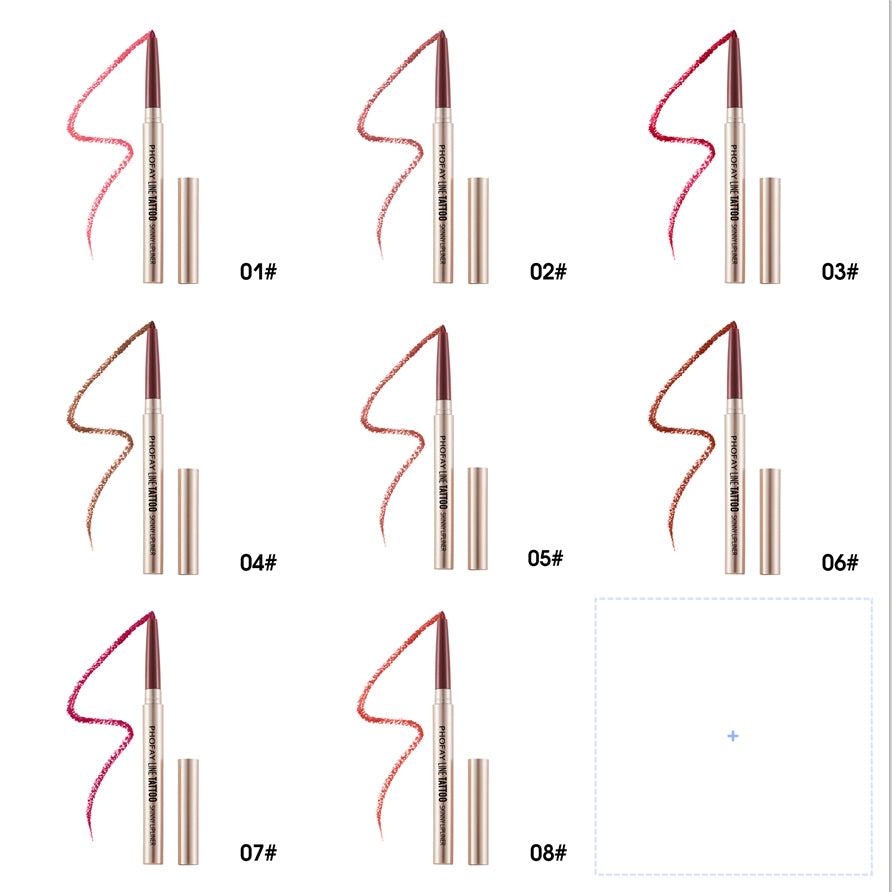 PHOFAY Waterproof Lip Liner Pencil – Long Lasting & Smudge Proof