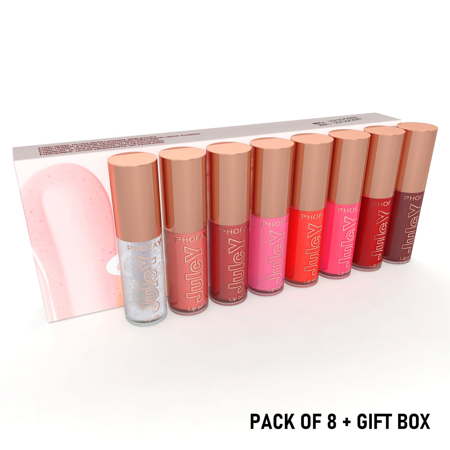 PHOFAY Juicy Lip Oil – Hydrating, Glossy & Non-Sticky Lip Care