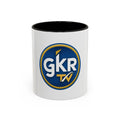 GKR TV Logo Mug — Color Accent Coffee Cup (11oz & 15oz)