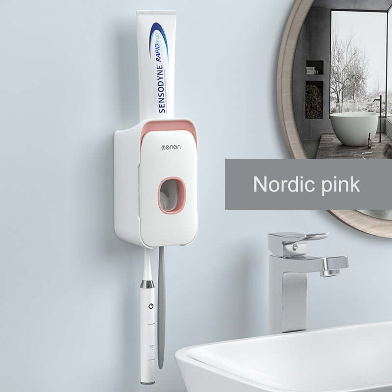 Automatic Toothpaste Dispenser wall mounted bathroom organizer