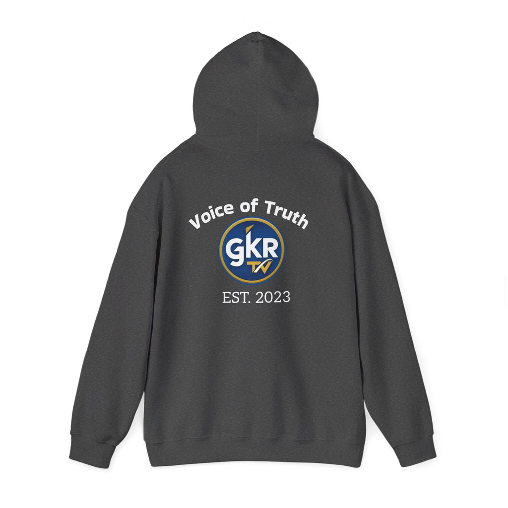 GKR TV 'Voice of Truth' Hoodie – Est. 2023 Logo Pullover