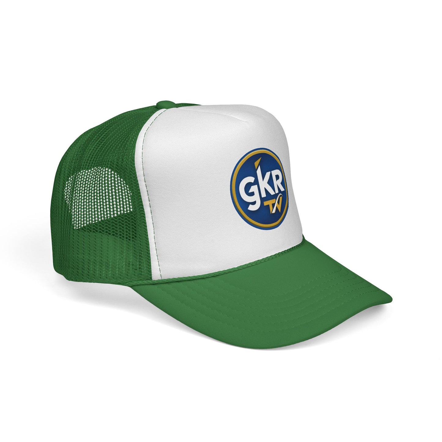 GKR TV Retro Trucker Cap — Red, White & Blue Mesh Hat