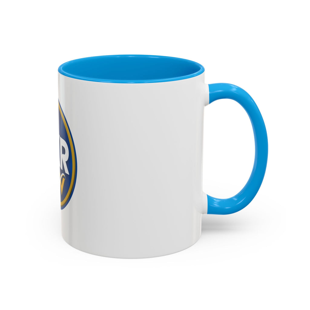 GKR TV Logo Mug — Color Accent Coffee Cup (11oz & 15oz)