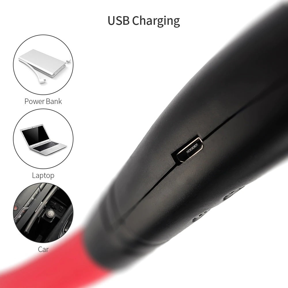 Portable Neck Fan – USB Rechargeable Hands-Free Cooling Fan (3 Speed, Quiet & Lightweight)