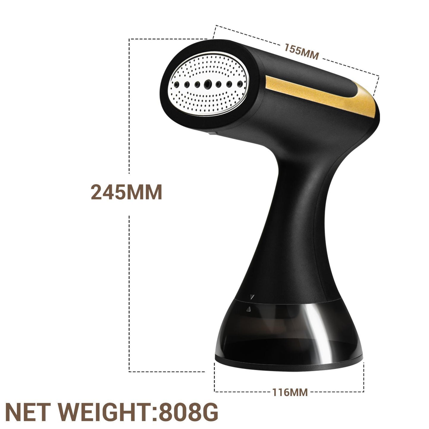 Portable Clothes Steamer – Fast Heat Garment Steamer for Travel & Home (Wrinkle Remover)
