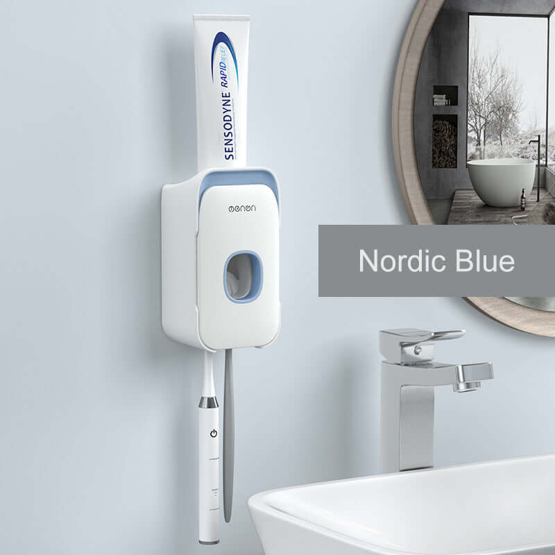 Automatic Toothpaste Dispenser wall mounted bathroom organizer