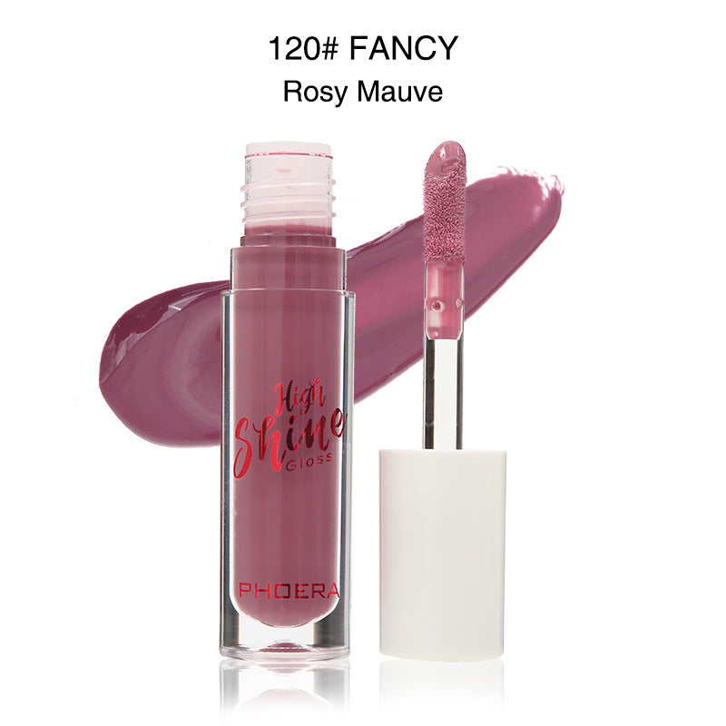 PHOERA High Shine Lip Gloss – Waterproof Long Lasting Lip Makeup