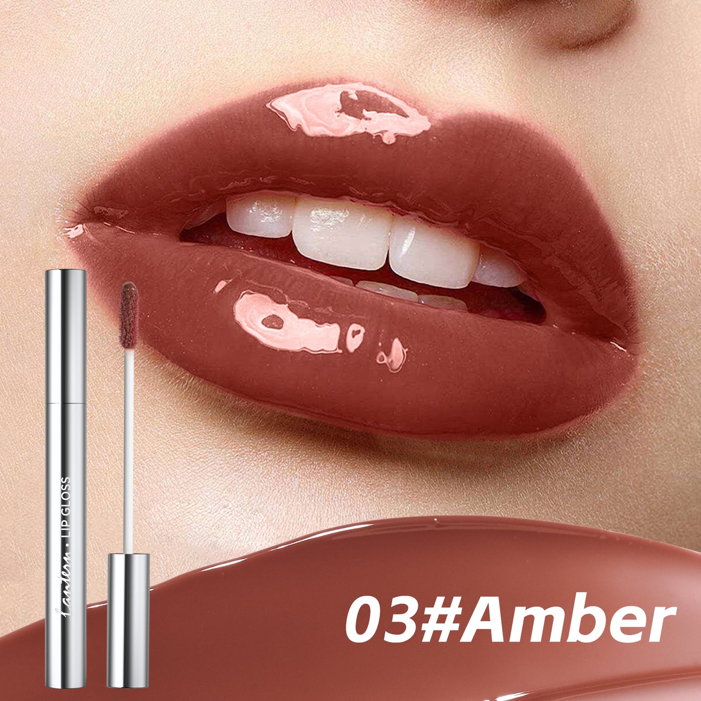 4 Colors Hydrating Lip Gloss Set – Long Lasting Waterproof Mirror Shine Lip Tint