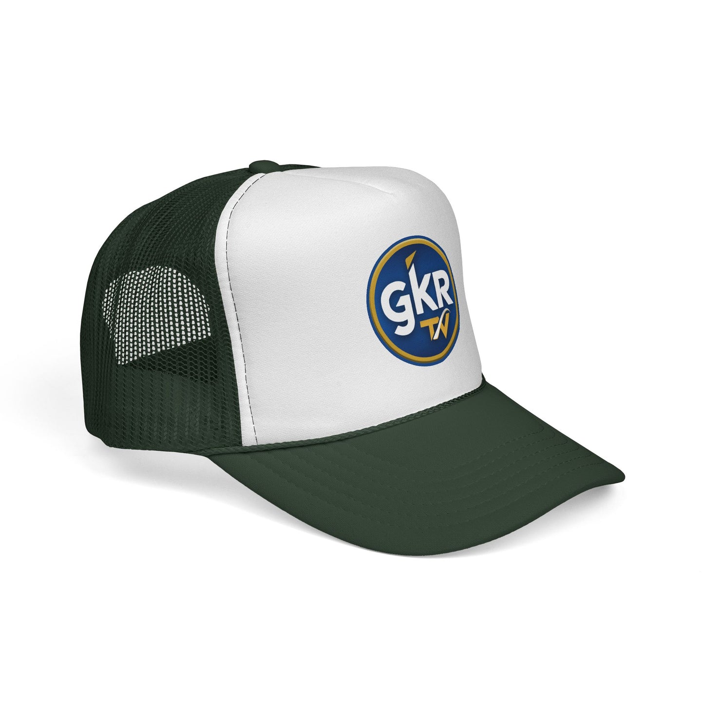 GKR TV Retro Trucker Cap — Red, White & Blue Mesh Hat