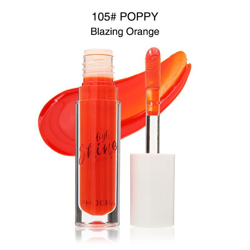 PHOERA High Shine Lip Gloss – Waterproof Long Lasting Lip Makeup