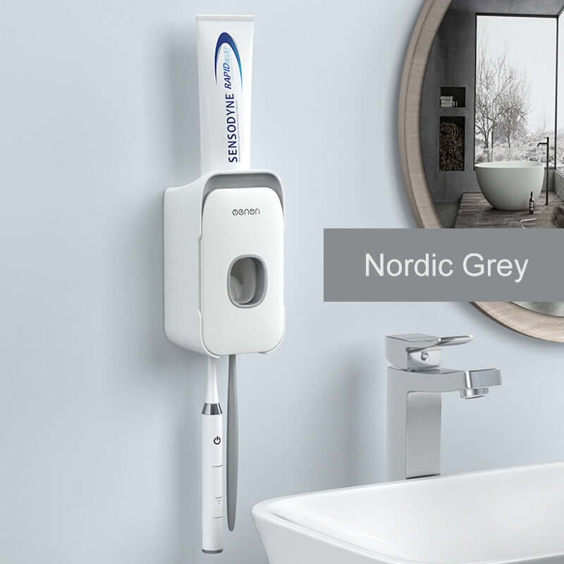 Automatic Toothpaste Dispenser wall mounted bathroom organizer