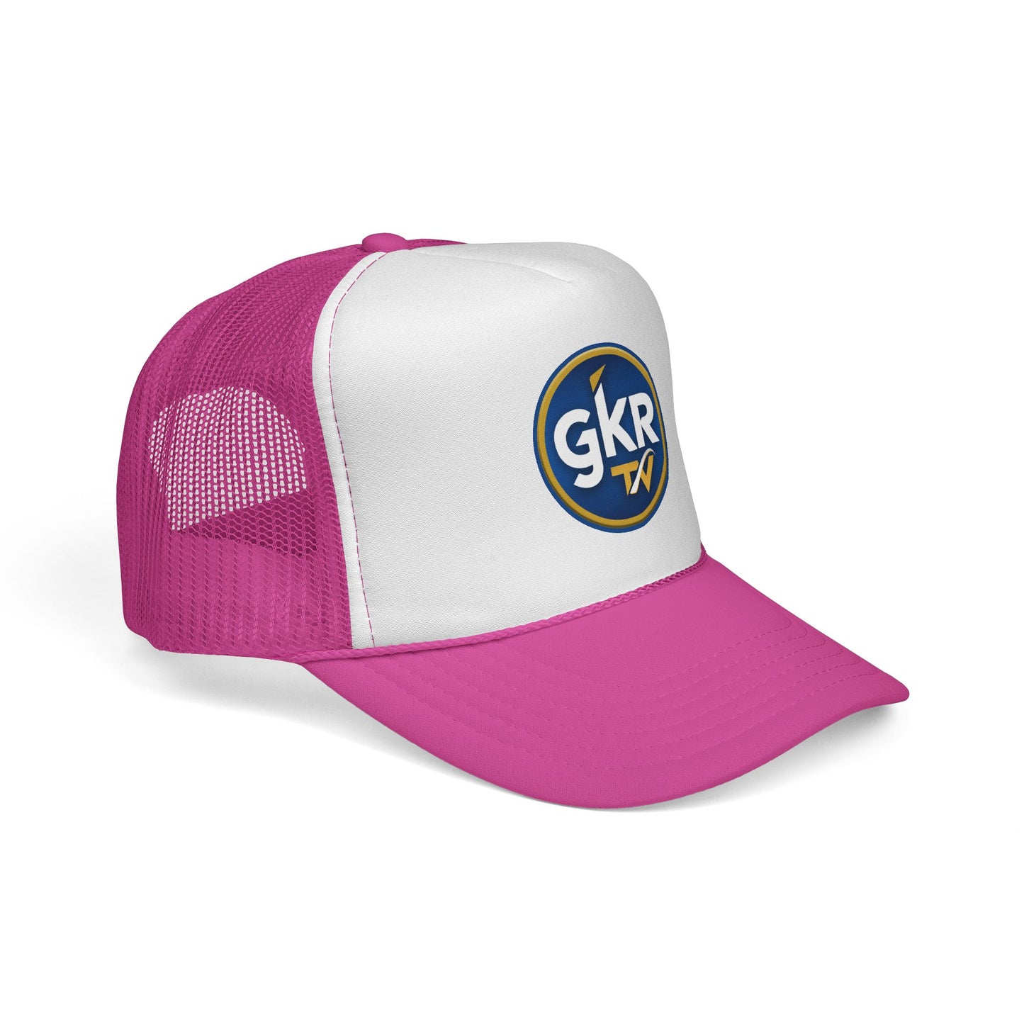GKR TV Retro Trucker Cap — Red, White & Blue Mesh Hat