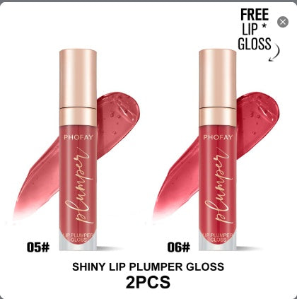 PHOFAY Plumping Lip Gloss – Hydrating Shine Lip Oil (Multiple Shades)